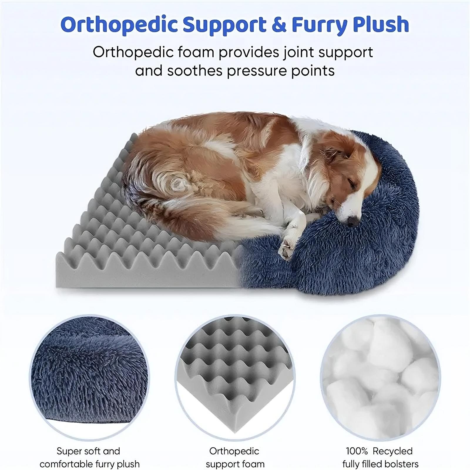 Orthopedic Dog Sofa Bed with Washable Cover