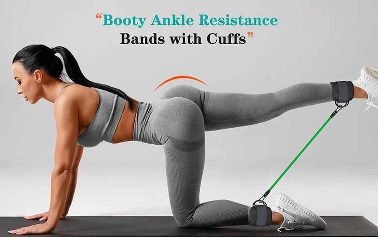 Ankle Resistance Bands – 6 Levels for Legs, Glutes & Toning