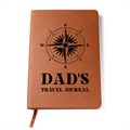 Dad's Travel Journal - Engraved Leather Notebook for Adventurous Dads