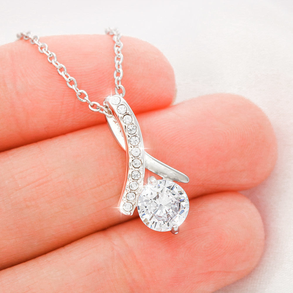 To My Gorgeous Wife - Always Have You | Alluring Beauty Ribbon Necklace Gift