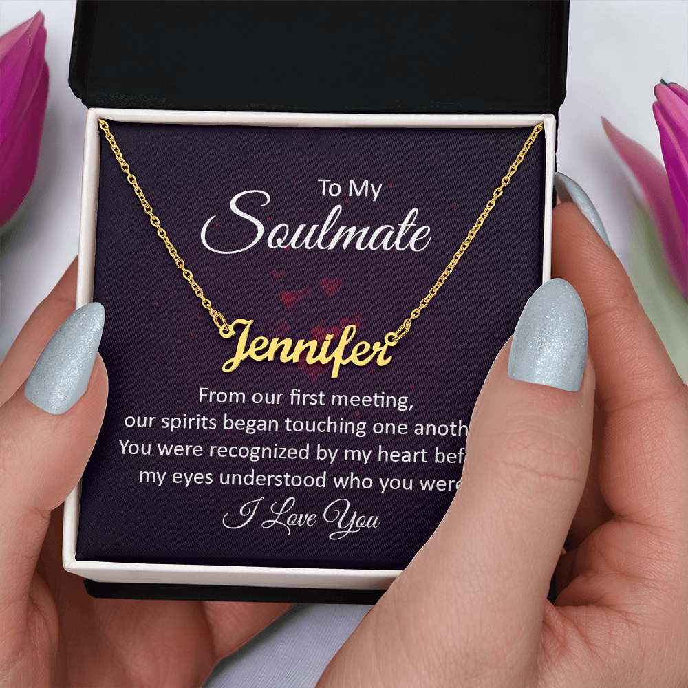 Personalized Name Necklace - Custom Cursive Jewelry Gift for Her