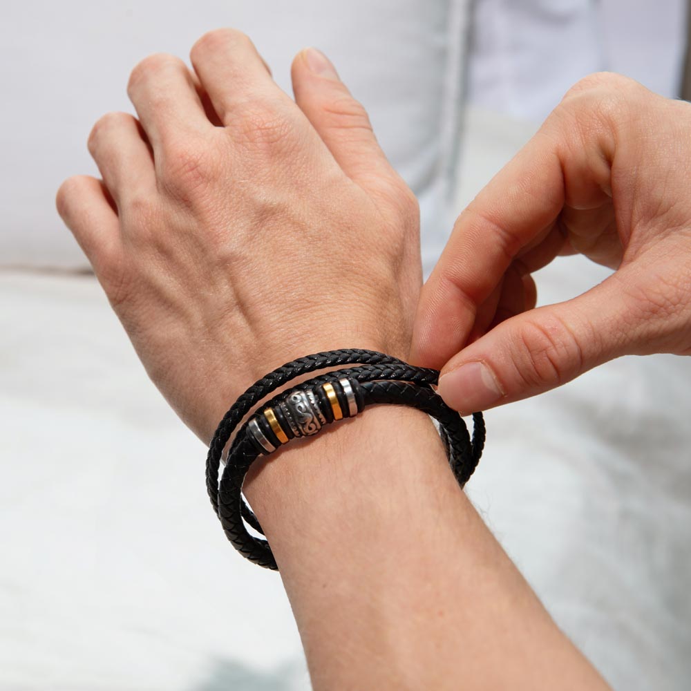 Best Dad Ever — Love You Forever Bracelet | Father's Day Gift