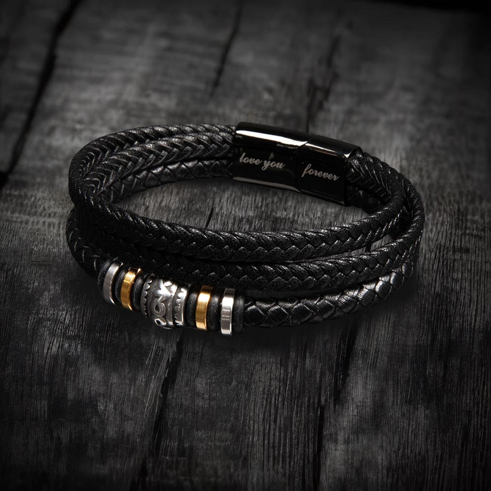 To My Dad — Love You Forever Bracelet from Daughter