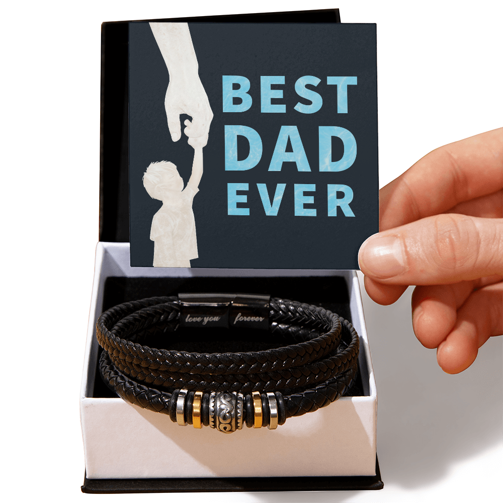 Best Dad Ever — Love You Forever Bracelet | Father's Day Gift