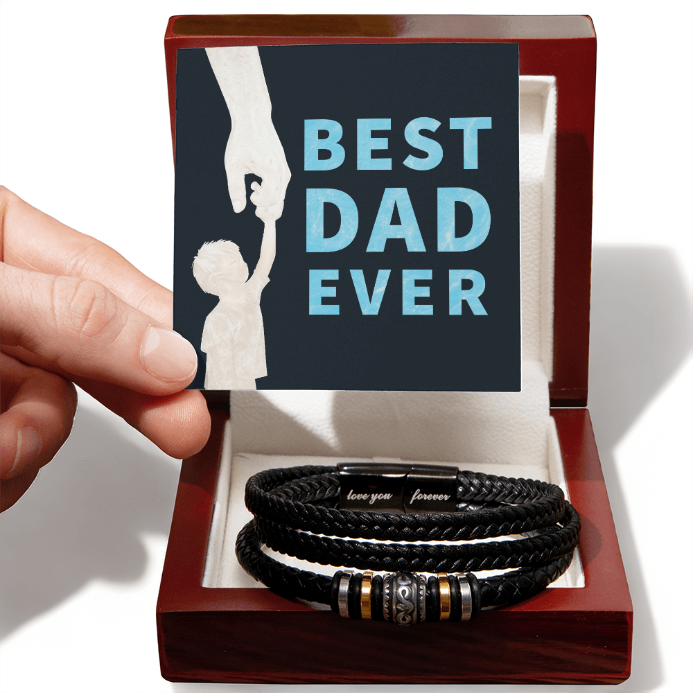 Best Dad Ever — Love You Forever Bracelet | Father's Day Gift