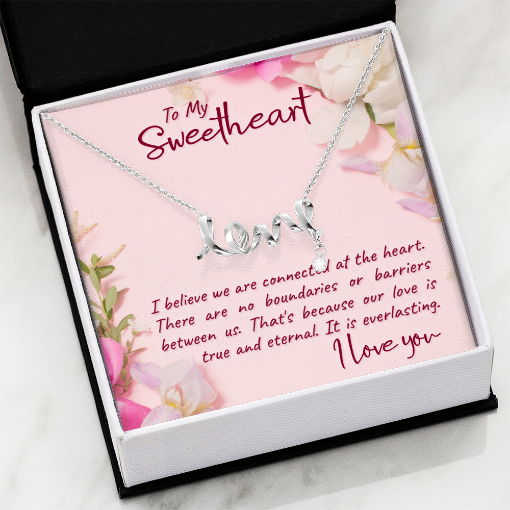 Scripted Love Necklace