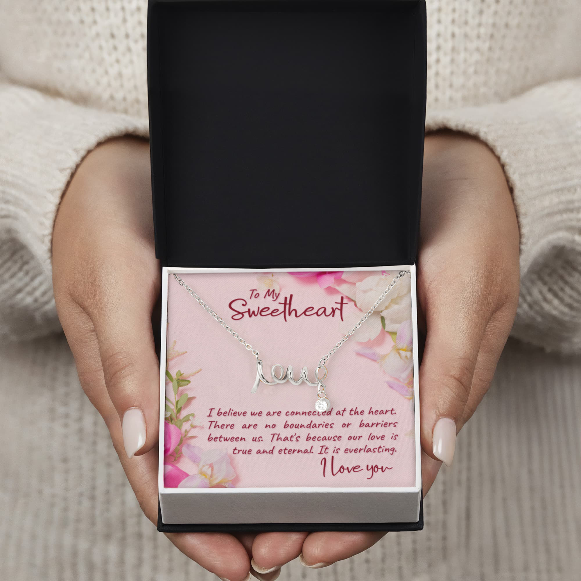 Scripted Love Necklace