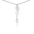 Flower Name Necklace (No Message Card)
