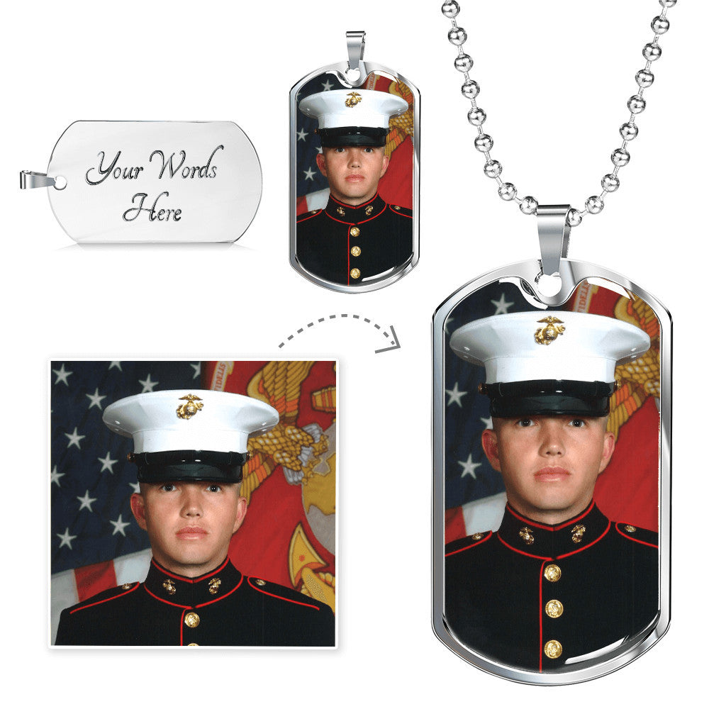 Custom Dog Tag Necklace — Personalized & Engravable