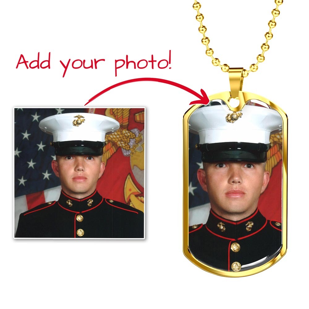 Custom Dog Tag Necklace — Personalized & Engravable