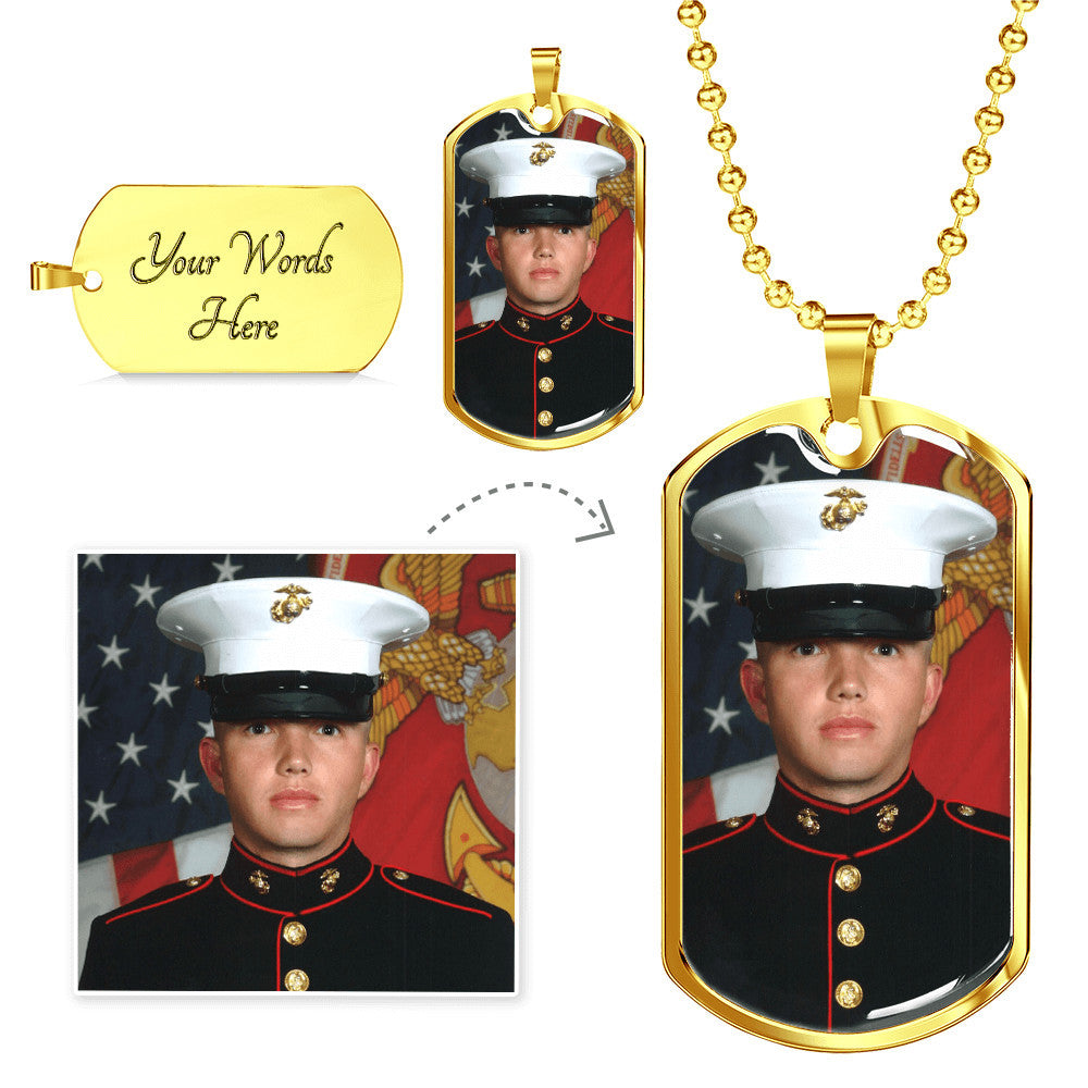 Custom Dog Tag Necklace — Personalized & Engravable